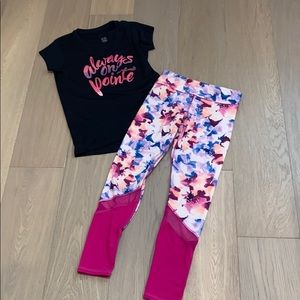 Girls xl (14-16) athletic outfit